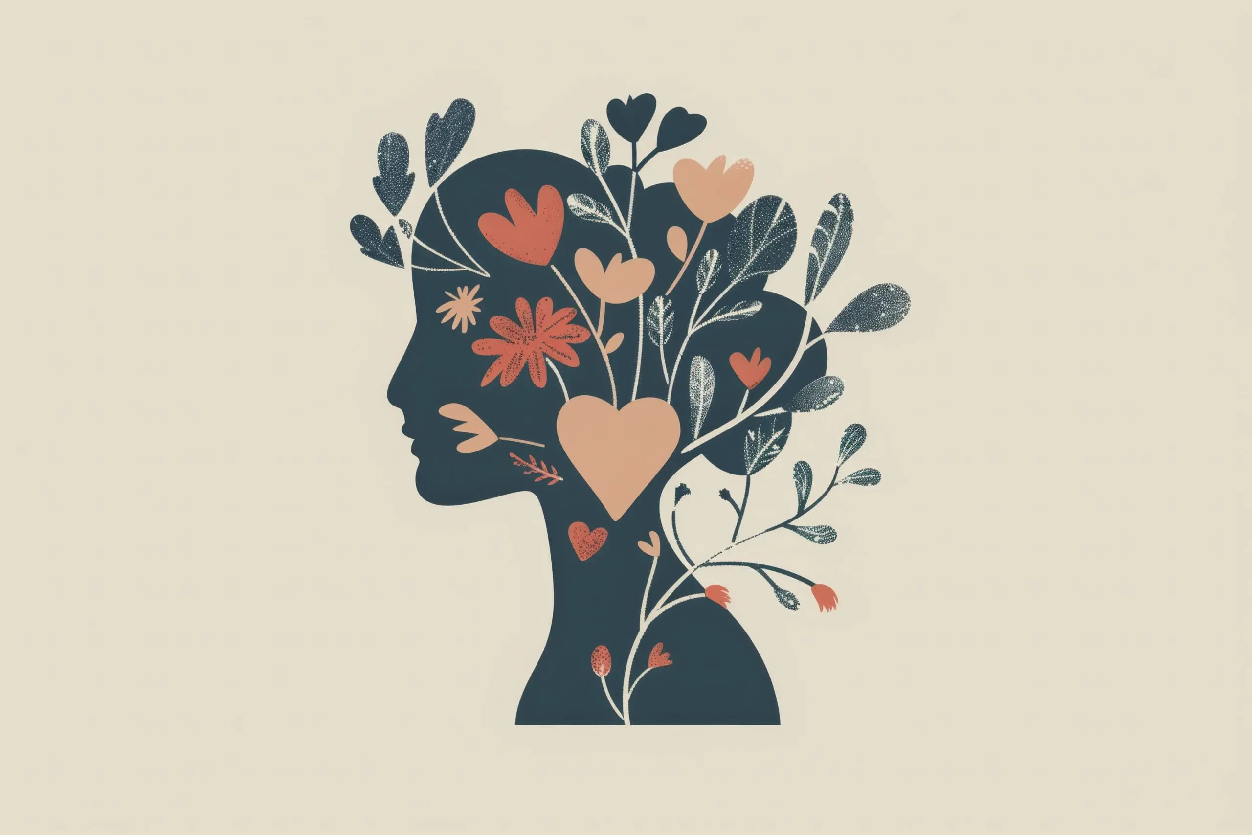 digital art style mental health day awareness illustration scaled