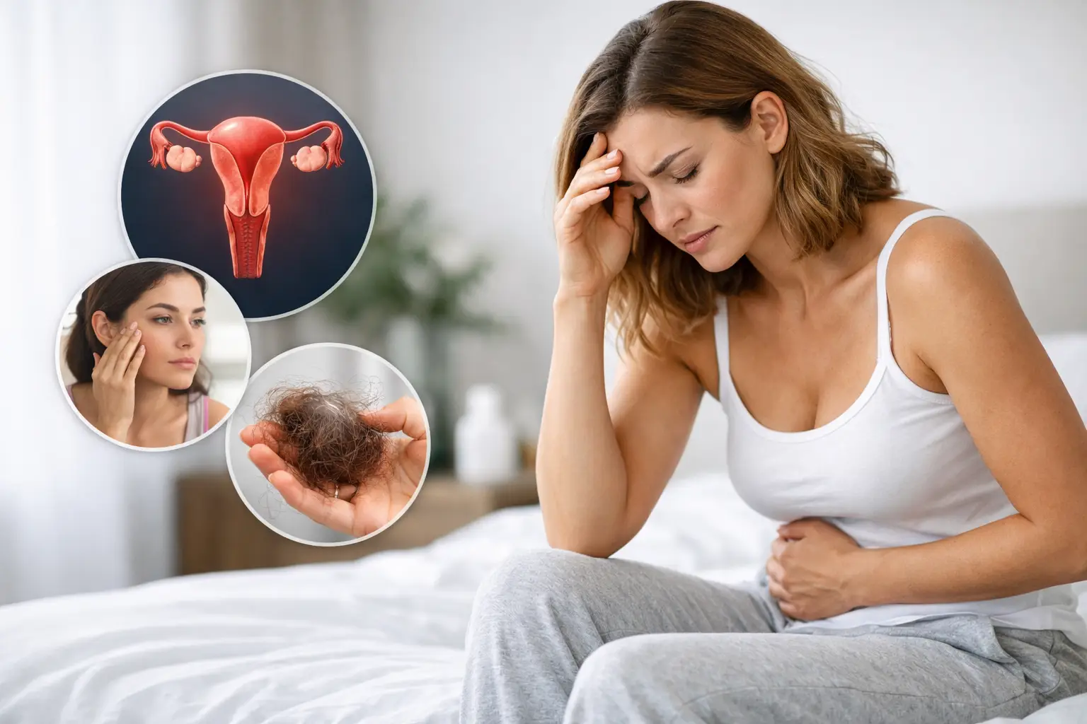 Cele mai comune simptome hormonale feminine