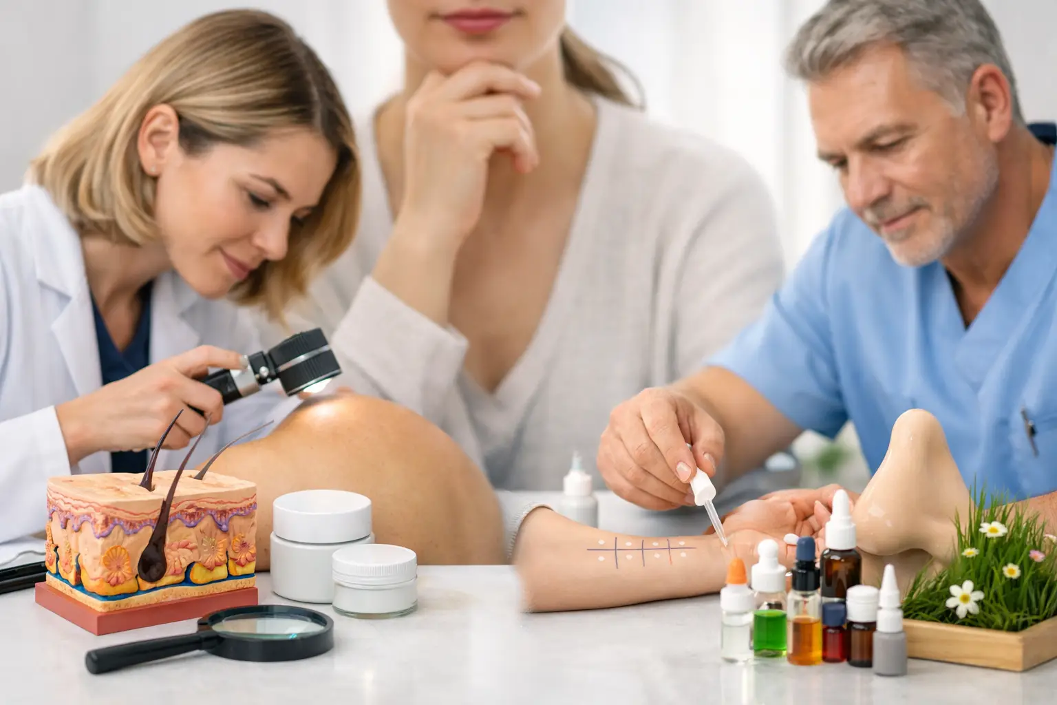 Dermatolog sau alergolog? Cum alegi corect