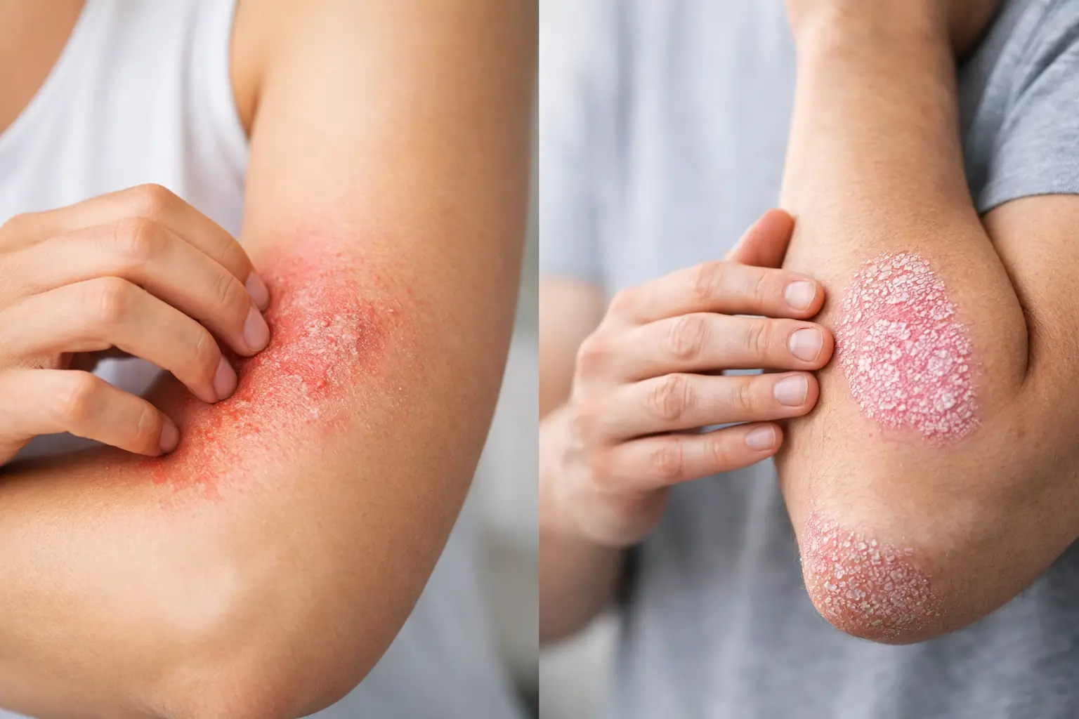 Eczemă sau psoriazis cutanat - cum le diferențiezi