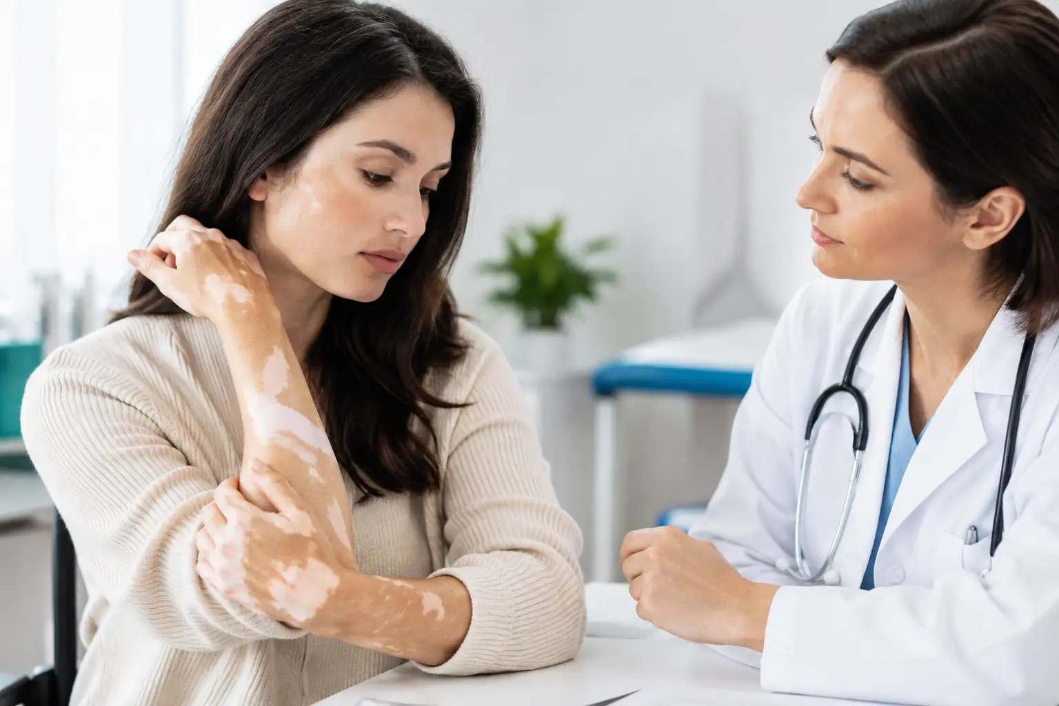 Vitiligo și petele albe - când mergi la medic